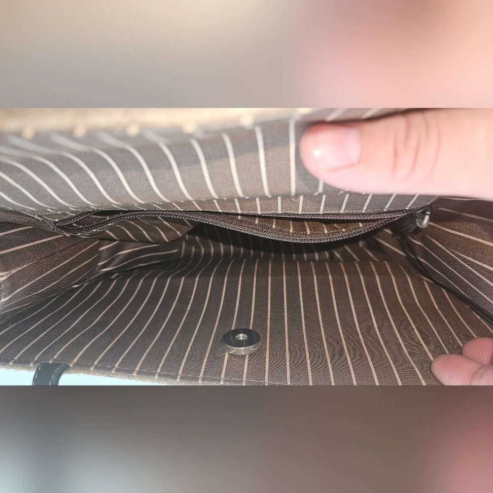 Vintage Kate Spade New York Tote Bag – Wool & Leather Trim, EUC - Picture 10 of 10